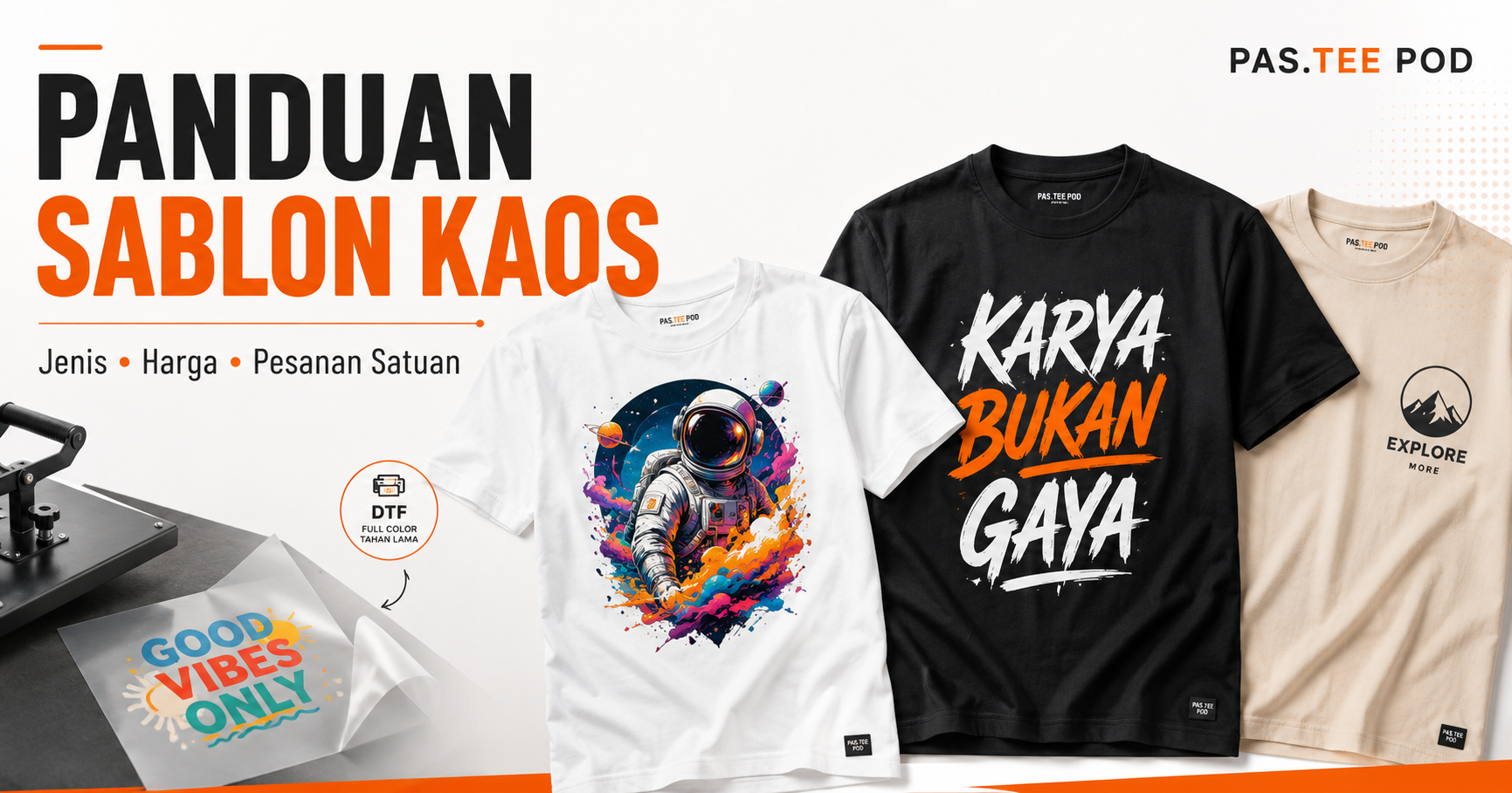 Sablon Kaos: Jenis, Harga, dan Cara Memilih untuk Pesanan Satuan