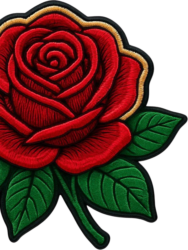 Sablon Setrika Bunga patch bordir Aesthetic - Stiker Gosok Baju Kaos Hijab Gambar Flower Patch Floral