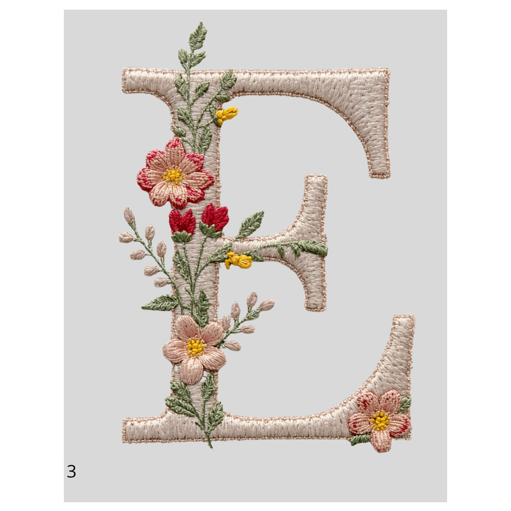 Foto produk Sablon Setrika Bunga patch bordir  Aesthetic - Stiker Gosok Baju Kaos Hijab Gambar Flower Patch Floral