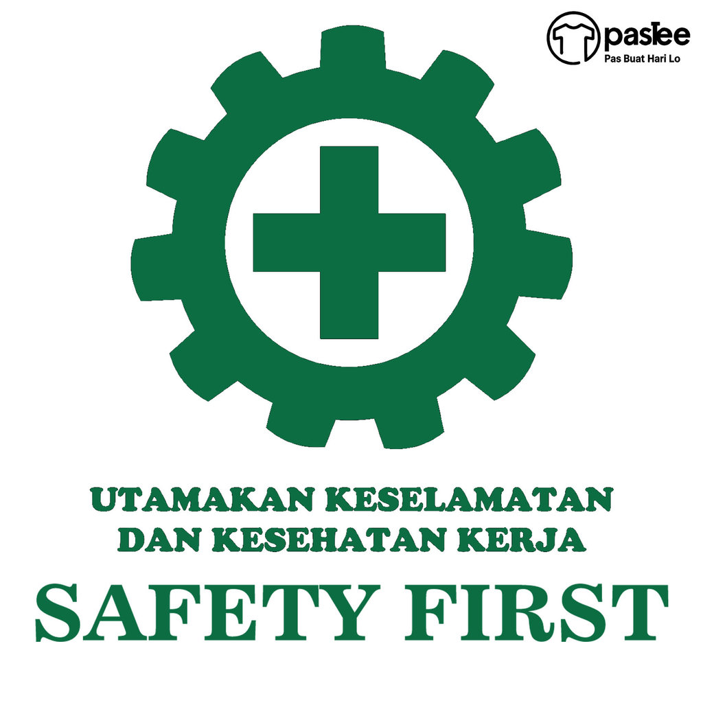 Foto produk Sablon Setrika Logo K3 Keselamatan Kerja DTF 6.5x6.5 Cm pASTEE
