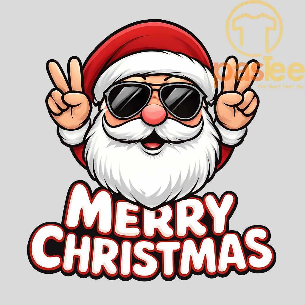 Foto produk Sablon Natal dan tahun baru SABLON SETRIKA SABLON DTF TEMA Stiker Natal dan tahu  baru Sticker